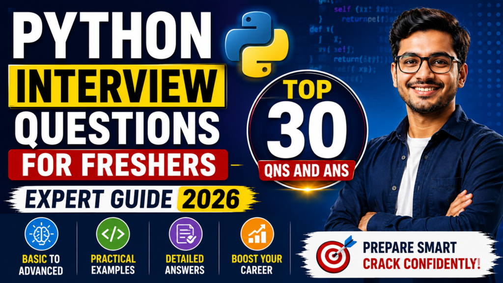 Python Interview Questions for Freshers