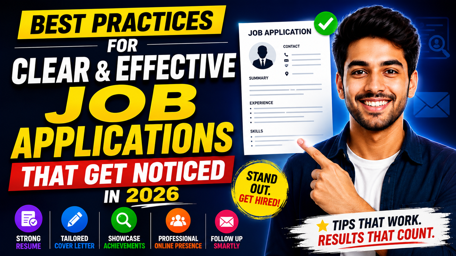 best practices for clear and effective job applications