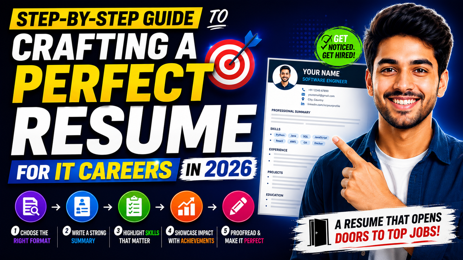 crafting a perfect resume for IT careers