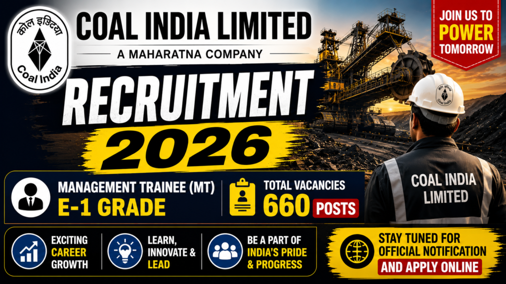 CIL Management Trainee Recruitment 2026